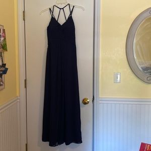 Navy bridesmaids dress